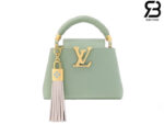 Túi LV Capucines Mini Crafty Xanh Ngọc Bích 21CM Best Quality