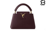 Túi LV Capucines Mini Màu Đỏ Vang 21CM Best Quality