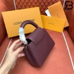 Túi LV Capucines Mini Màu Đỏ Vang 21CM Best Quality