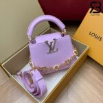 Túi LV Capucines Mini Harmony Marshmallow Màu Hồng 21CM Best Quality