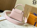 Túi LV Capucines Mini Jasmine Màu Hồng 21CM Best Quality