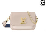 Túi LV Lockme Tender Grey Beige Xám Be Best Quality