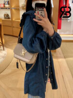 Túi LV Lockme Tender Grey Beige Xám Be Best Quality