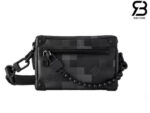 Túi LV Mini Soft Trunk Damoflage Damier Black Màu Đen Best Quality