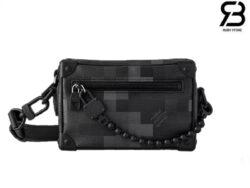 Túi LV Mini Soft Trunk Damoflage Damier Black Màu Đen Best Quality