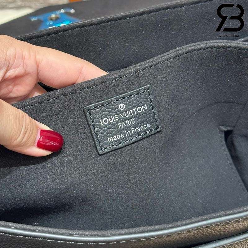 Túi LV My LockMe Satchel Shoulder Bag Black Màu Đen Best Quality