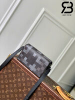 Túi LV Steamer Wearable Wallet D16 Damier Graphite Damoflage Black Đen 18CM Best Quality