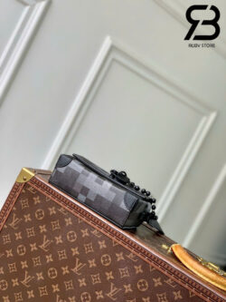 Túi LV Steamer Wearable Wallet D16 Damier Graphite Damoflage Black Đen 18CM Best Quality