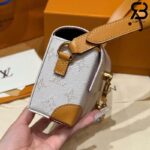 Túi LV Steamer Wearable Wallet Monogram Heritage Trắng 18CM Best Quality