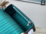 Túi LV Steamer Wearable Wallet Monogram Macassar Borneo Nâu Xanh Lá 18CM Best Quality