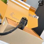 Túi LV Steamer Wearable Wallet Monogram Macassar Nâu 18CM Best Quality