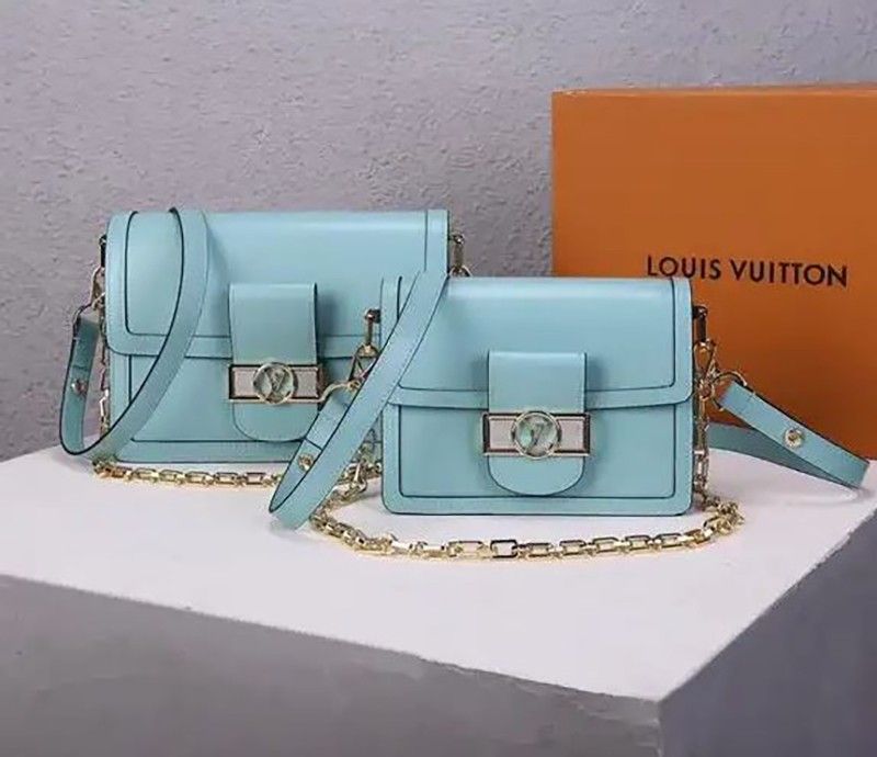 Túi LV Dauphine xanh ngọc 