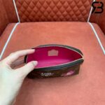 Ví LV Cosmetic Pouch PM Monogram Vivienne Wintery Travel Fuchsia Best Quality