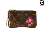 Ví LV Key Pouch S Monogram Vivienne Frozen Orchid Best Quality