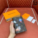 Ví LV Passport Cover Monogram Vivienne Wintery Travel Khinh Khí Cầu Best Quality