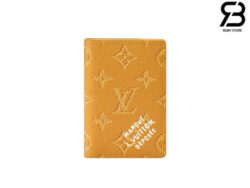 Ví LV Pocket Organizer Monogram Vàng 11CM Best Quality