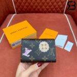 Ví LV Rosalie Coin Purse M12239 Monogram Vivienne Candy Red Best Quality