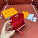 Ví LV Rosalie Coin Purse M12239 Monogram Vivienne Candy Red Best Quality