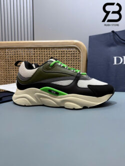 Giày Dior B22 Sneaker Green Black Xanh Lá Đen Best Quality