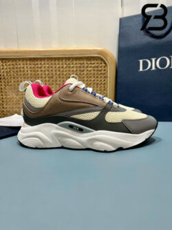 Giày Dior B22 Sneaker Grey Pink Xám Hồng Best Quality
