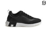 Giày Hermes Bouncing Sneaker Noir Black Calfskin and Suede Đen Best Quality