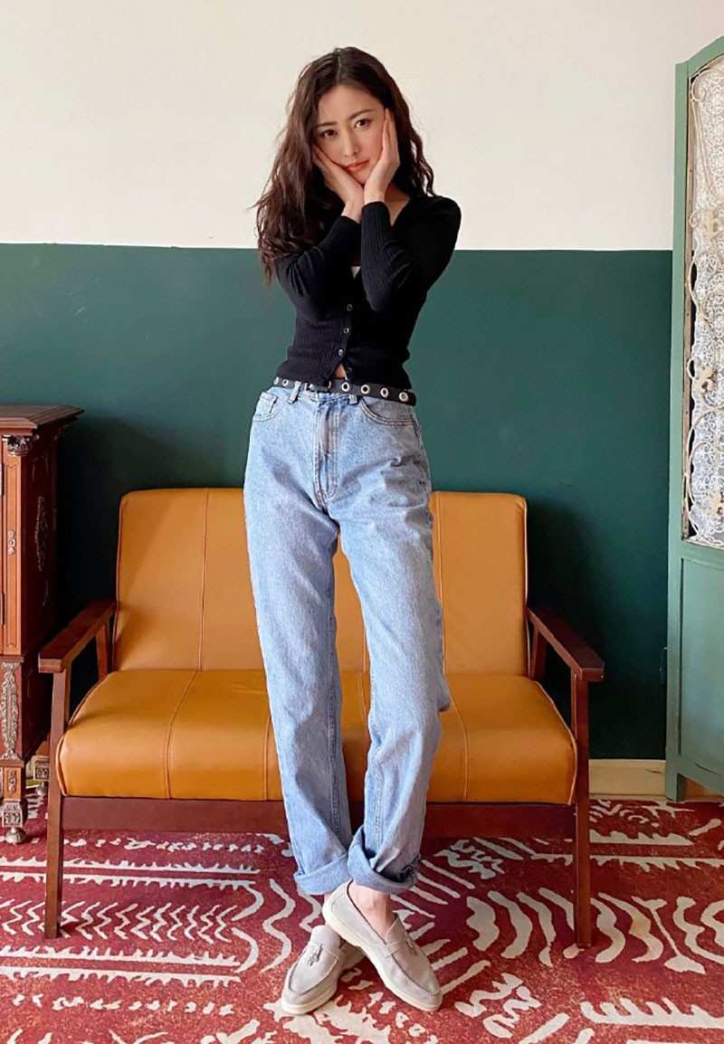 Phối đồ với giày Loro Piana cho nữ