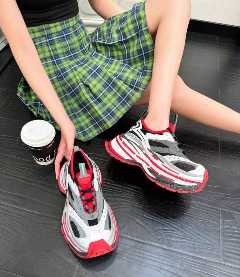 Giày Balenciaga 16XL đế cao 10cm đen đỏ