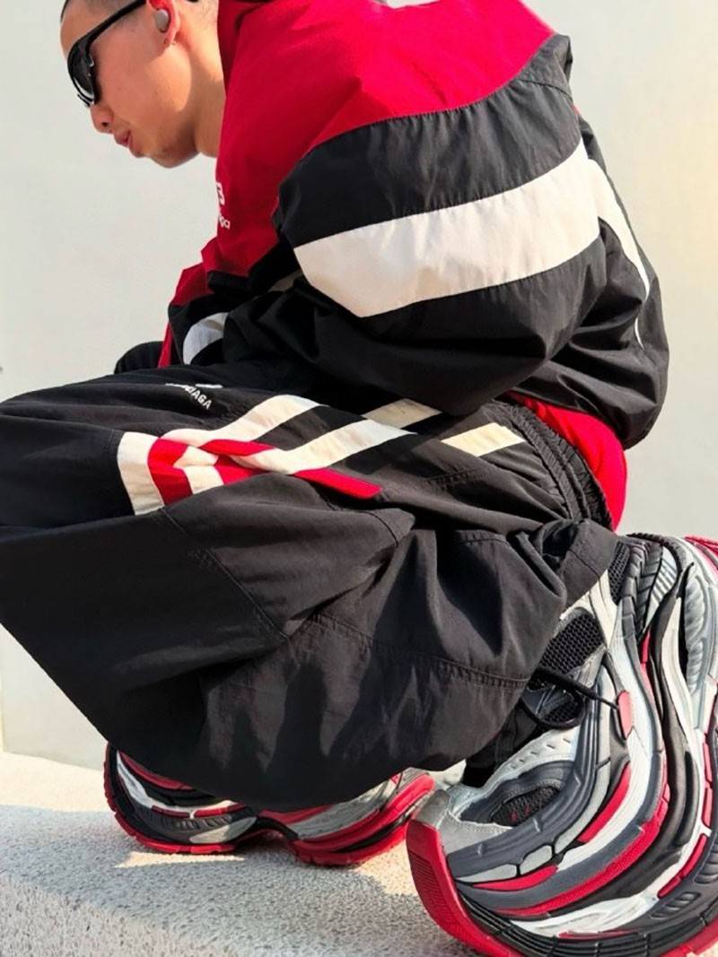 Giày Balenciaga 16XL đế cao 10cm đen đỏ