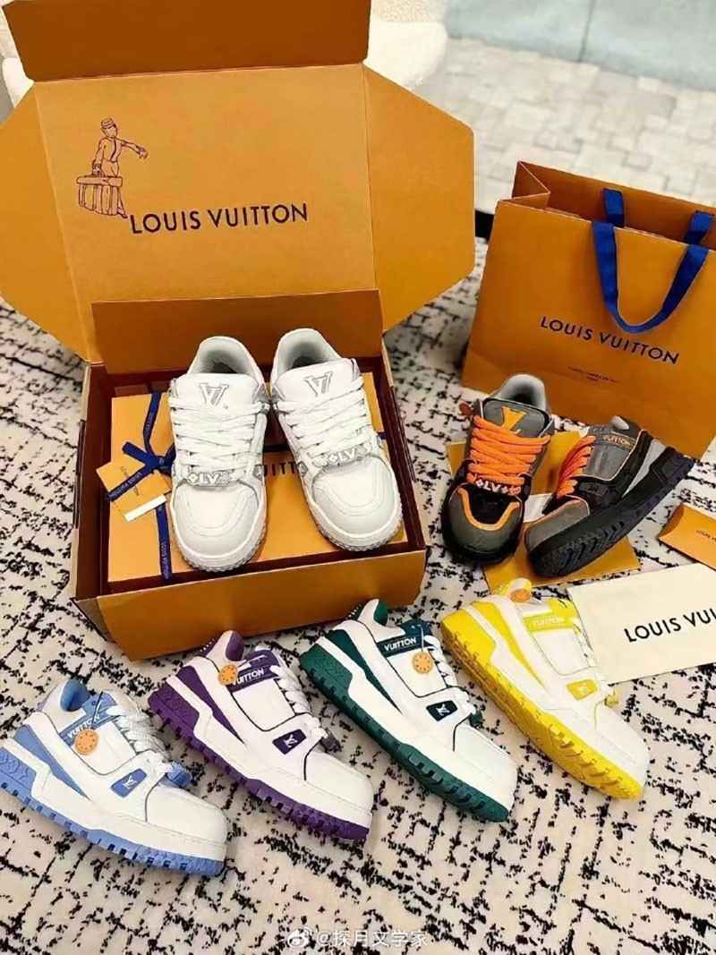 Giày Louis Vuitton Trainer sang tăng chiều cao cho nam