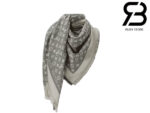 Khăn Choàng LV Monogram Denim Shawl Black Đen Best Quality