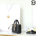 Túi Dior Mini Lady D-Joy Black Da Cừu 19CM Màu Đen Best Quality