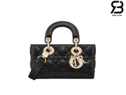 Túi Dior Mini Lady D-Joy Black Da Cừu 19CM Màu Đen Best Quality
