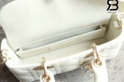 Túi Dior Mini Lady D-Joy White Da Cừu 19CM Màu Trắng Best Quality