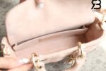 Túi Dior Mini Lady D-Joy Pink Da Cừu 19CM Màu Hồng Best Quality