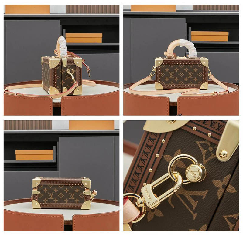 Túi LV Valisette Trésor hình vuông