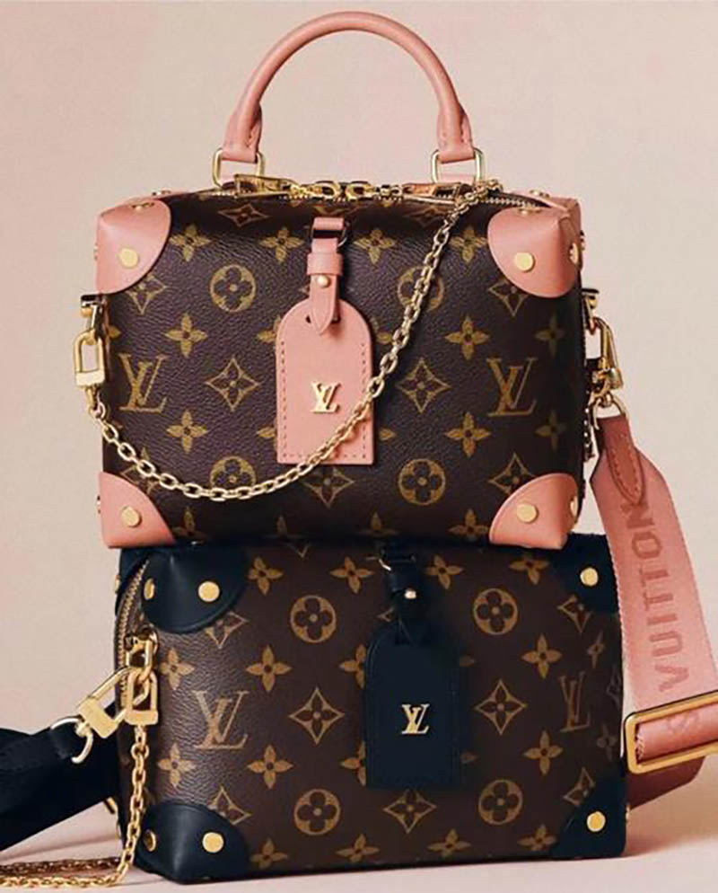 Túi LV Petite Malle Souple hình vuông