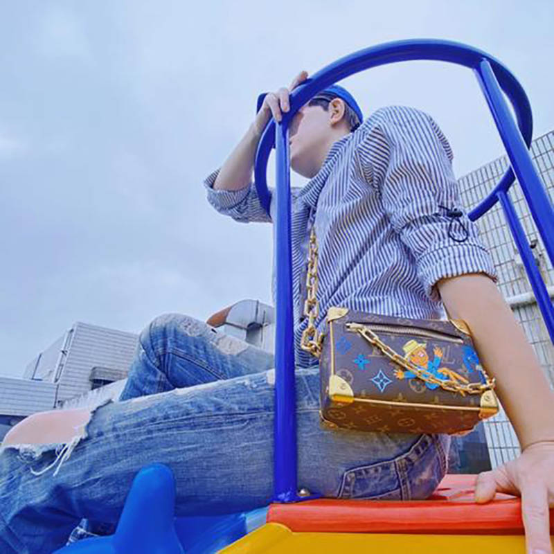 Phối đồ với túi LV hộp vuông cho nam