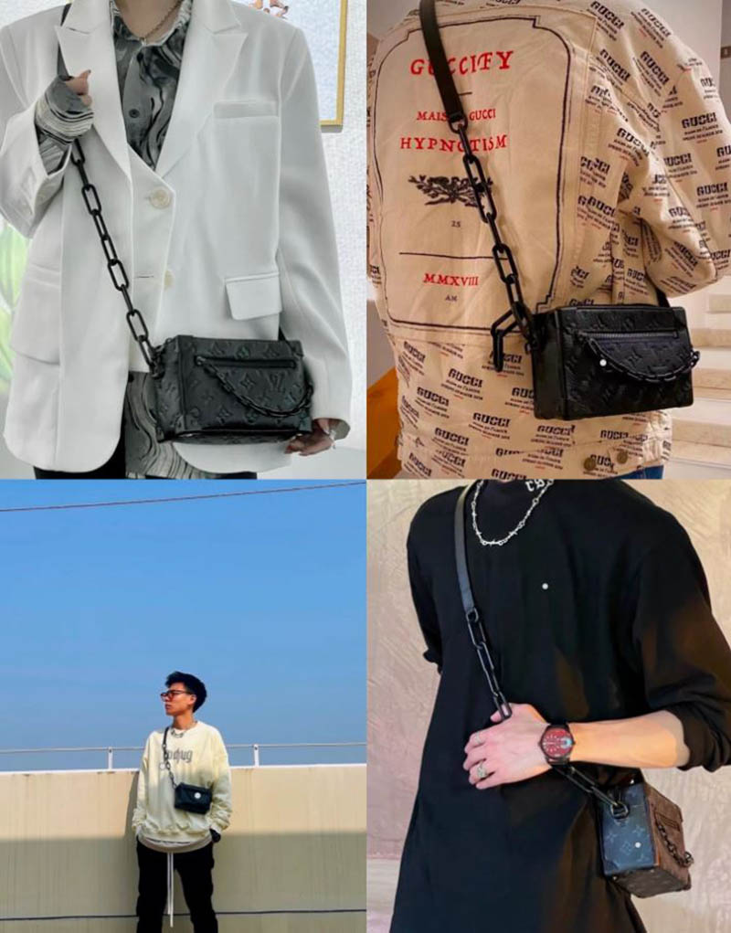 Phối đồ với túi LV hộp vuông cho nam