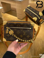 Túi LV Mini Soft Trunk Monogram Dây Xích Màu Nâu Best Quality