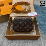 Túi LV Mini Soft Trunk Monogram Dây Xích Màu Nâu Best Quality
