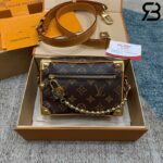 Túi LV Mini Soft Trunk Monogram Dây Xích Màu Nâu Best Quality