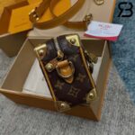 Túi LV Mini Soft Trunk Monogram Dây Xích Màu Nâu Best Quality