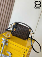 Túi LV Ski Side Trunk MM Monogram Đính Kim Sa Nâu Best Quality