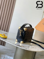 Túi LV Ski Side Trunk MM Monogram Đính Kim Sa Nâu Best Quality