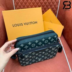Túi LV Trio Messenger Monogram Shadow Forest Green Xanh Lá Best Quality