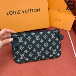 Túi LV Trio Messenger Monogram Shadow Forest Green Xanh Lá Best Quality