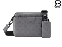 Túi LV Trio Messenger Monogram Shadow Màu Xám Best Quality