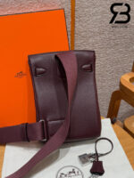 Balo Hermes Hac A Dos PM Backpack Rouge Sellier Đỏ Vang Best Quality