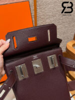 Balo Hermes Hac A Dos PM Backpack Rouge Sellier Đỏ Vang Best Quality