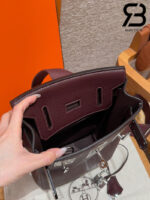 Balo Hermes Hac A Dos PM Backpack Rouge Sellier Đỏ Vang Best Quality